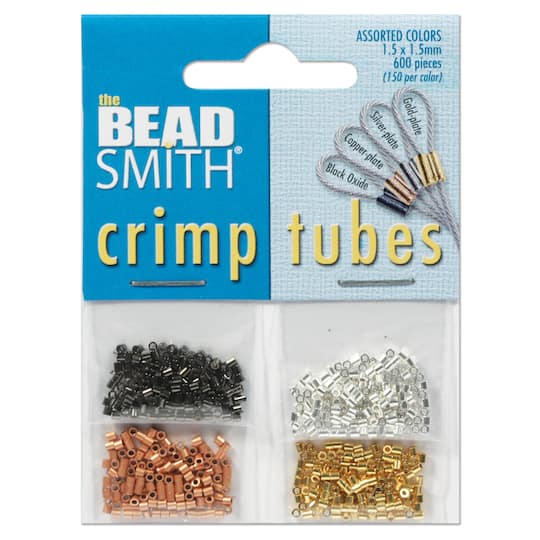 The Beadsmith&#xAE; Assorted Crimp Tubes, 1.5mm
